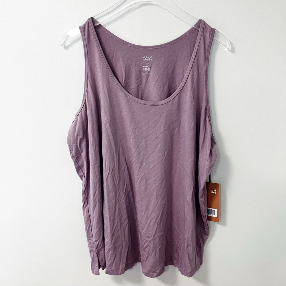 Girlfriend Collective | Purple Tank Top XXL Athletic Basic Minimalist Summer